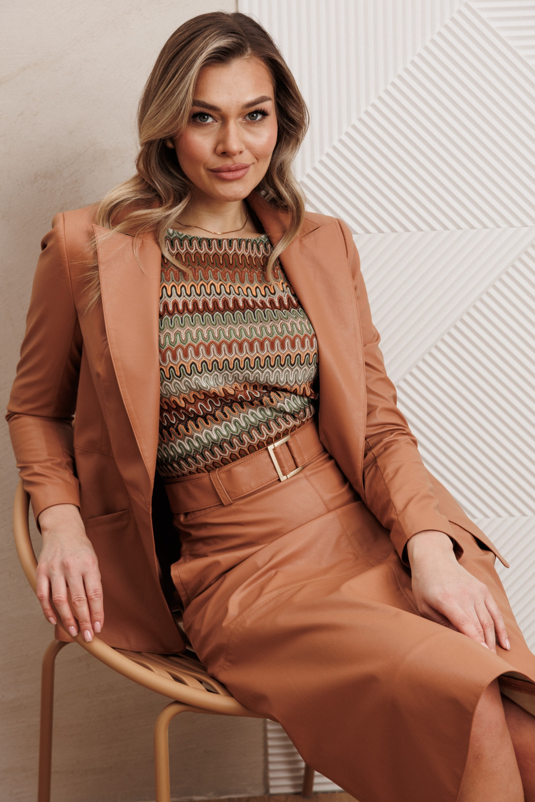 Костюм Мода-Юрс 26-2850 бежевый - фото 5