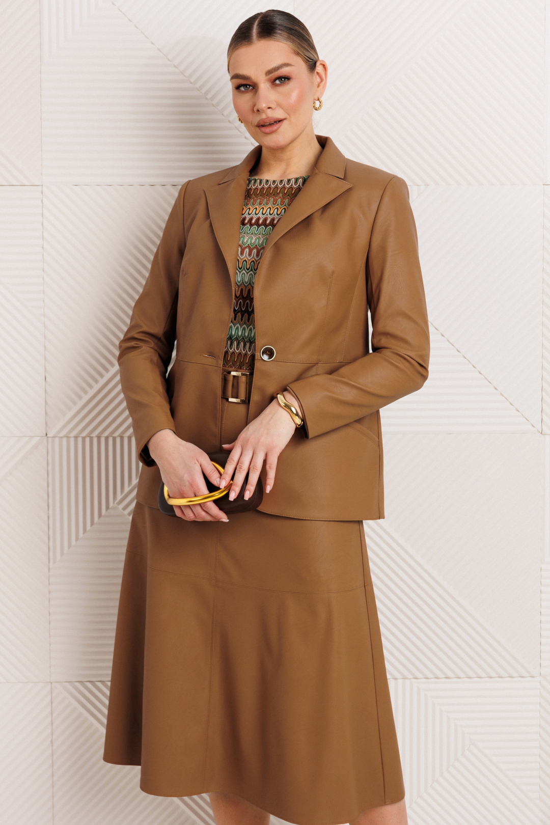 Костюм Мода-Юрс 26-2850 кэмел - фото 2