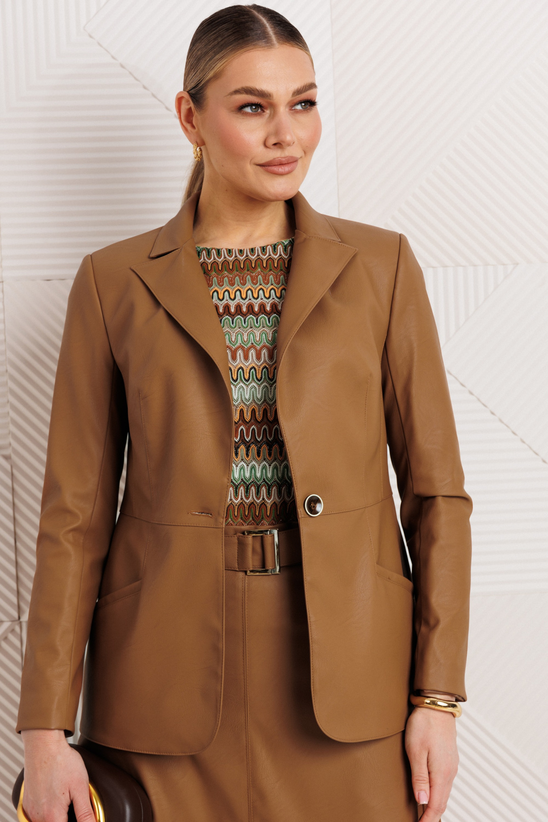 Костюм Мода-Юрс 26-2850 кэмел - фото 3