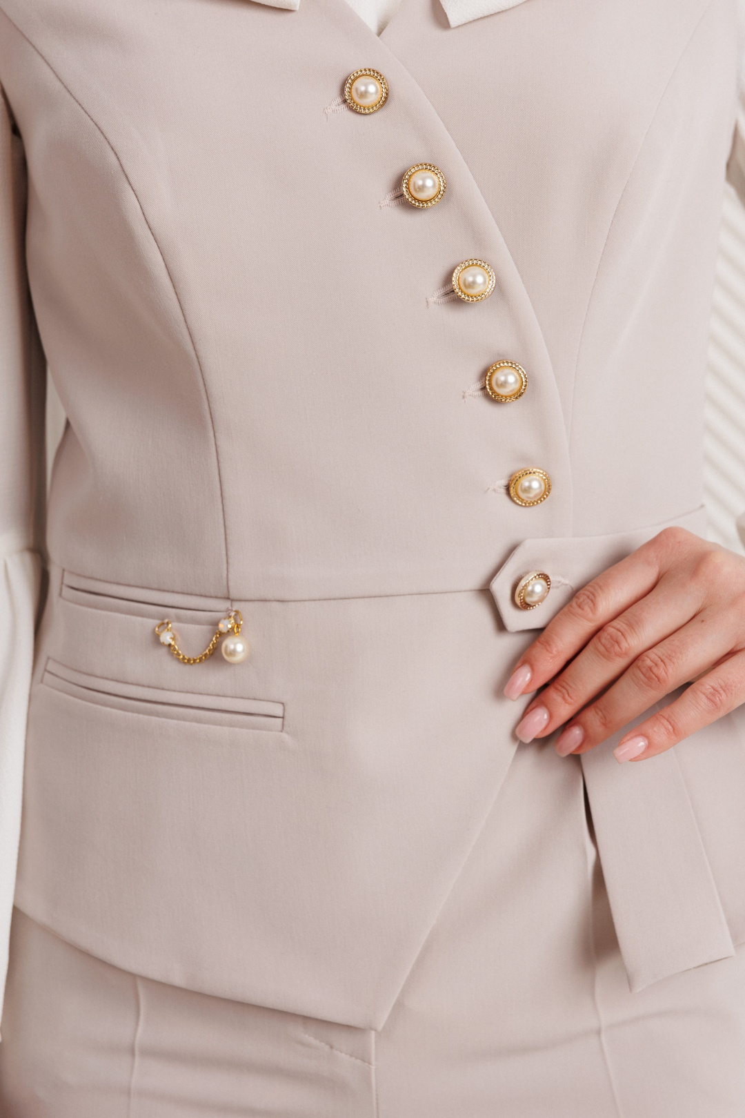 Костюм Мода-Юрс 26-2912 беж - фото 4