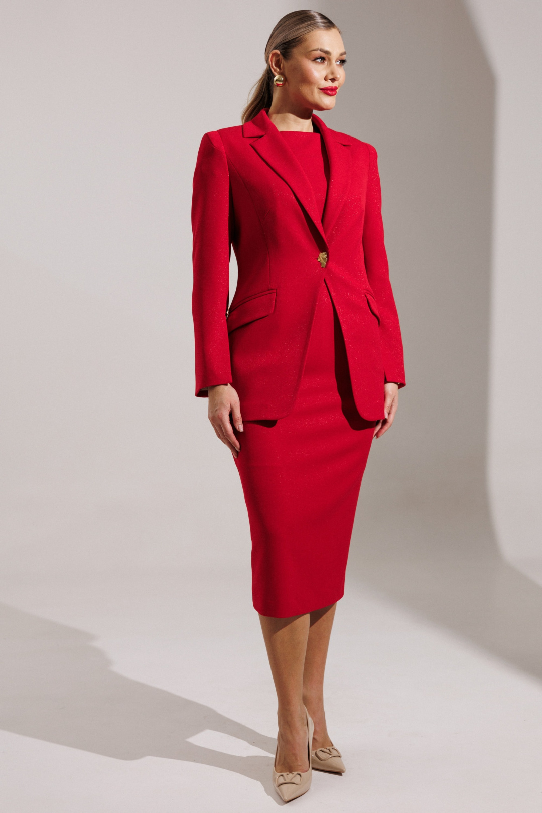 Костюм Мода-Юрс 26-2959 красный - фото 1