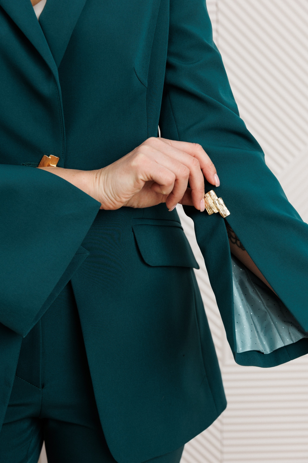 Костюм Мода-Юрс 26-2960 темная бирюза - фото 4