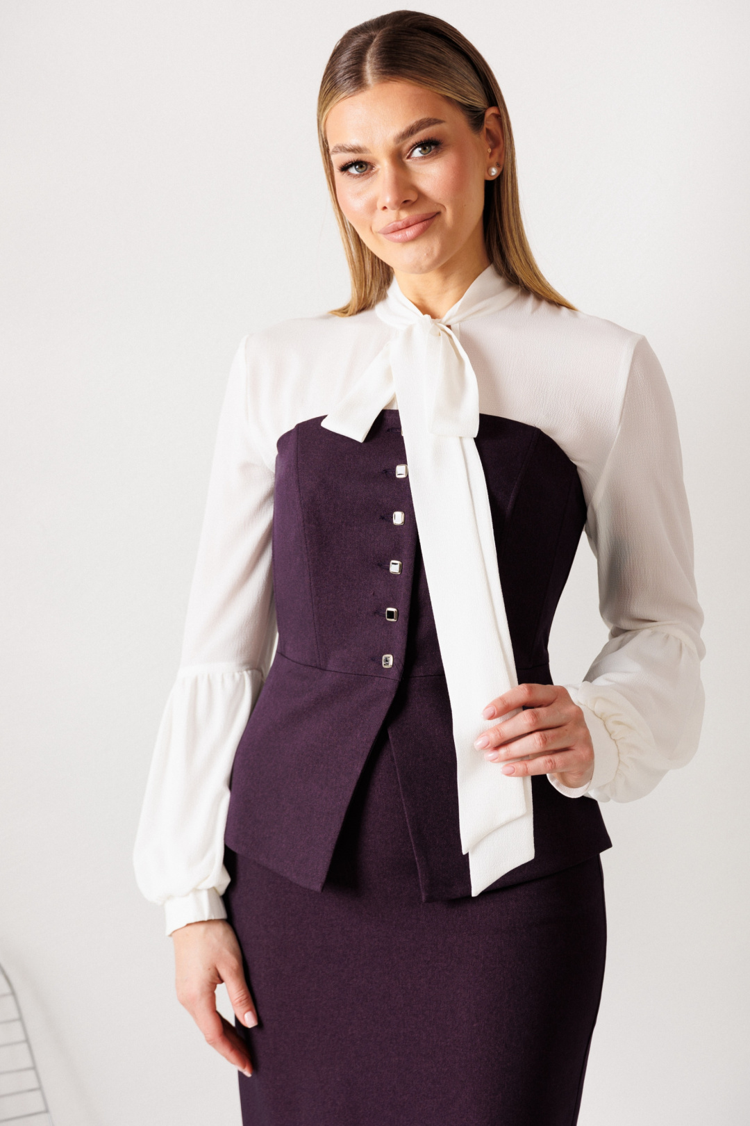 Костюм Мода-Юрс 26-2963 баклажан - фото 4
