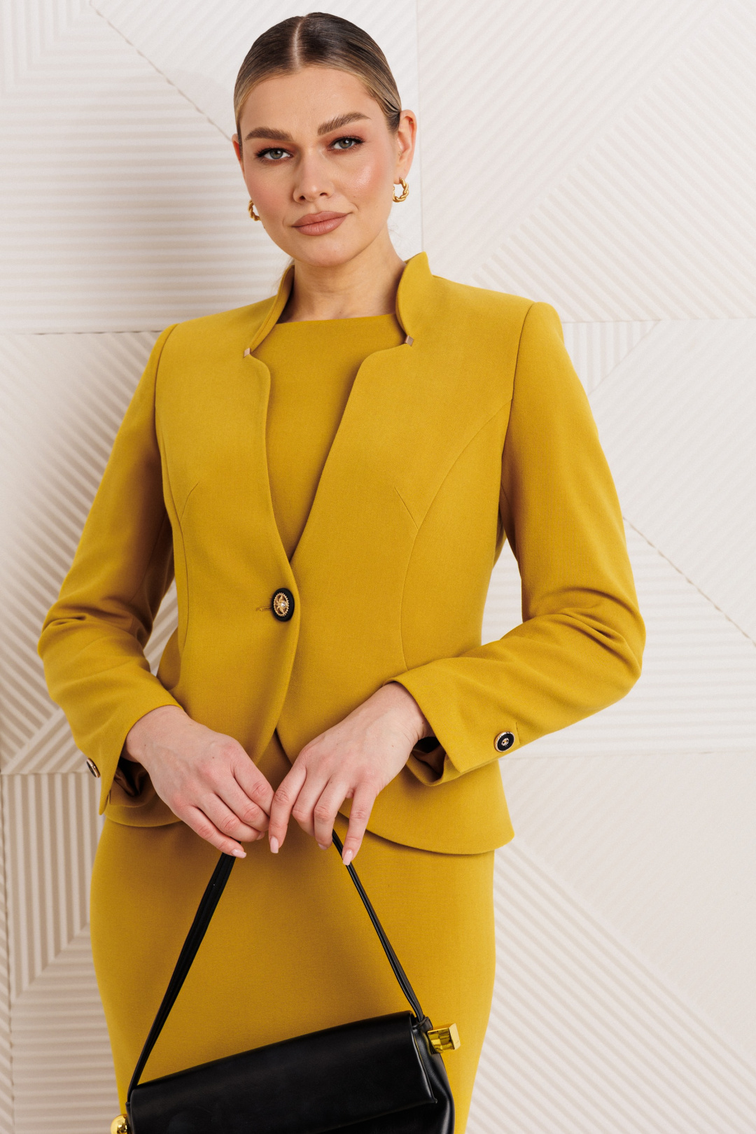 Костюм Мода-Юрс 26-2969 горчица - фото 4