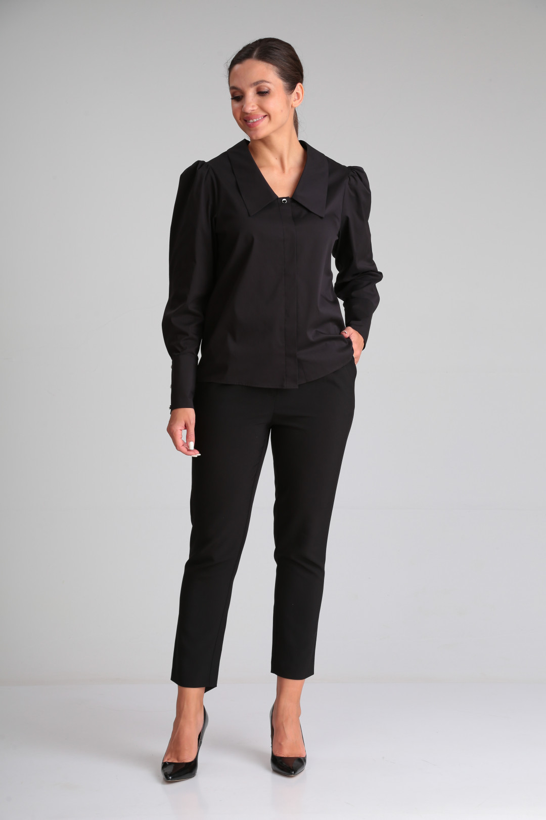 Блузка MODEMA 544-3 черный - фото 4