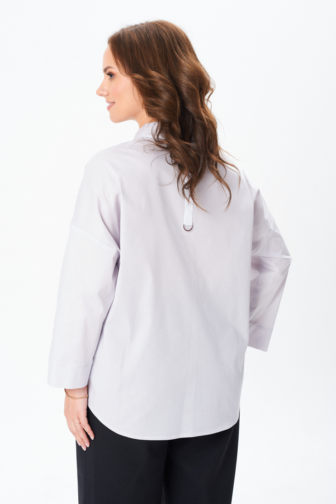 Рубашка MODEMA 752-5 светлая лаванда