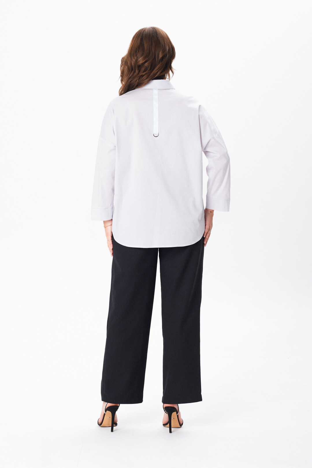 Рубашка MODEMA 752-5 светлая лаванда