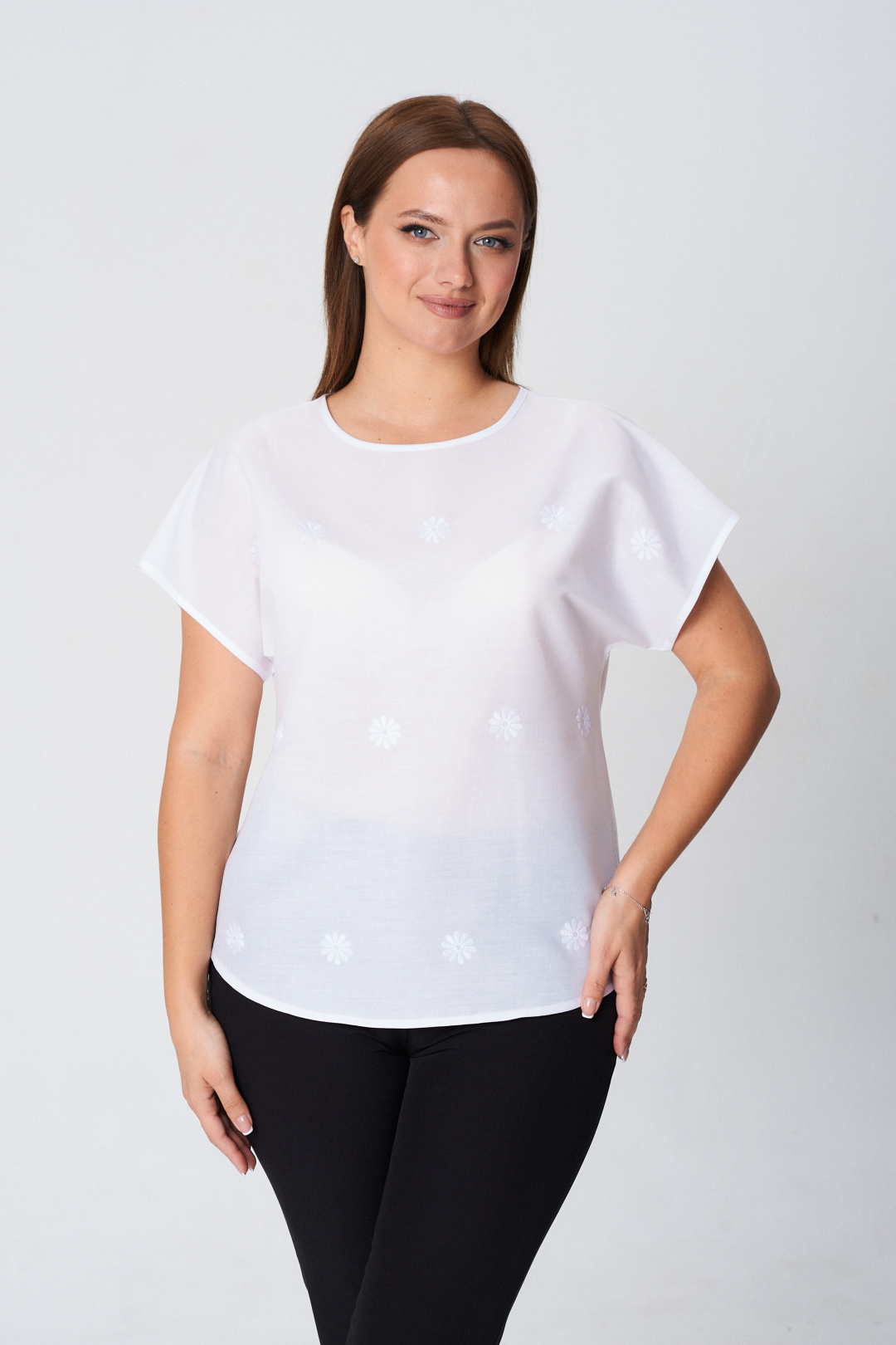 Блуза MODEMA 760 белый - фото 1