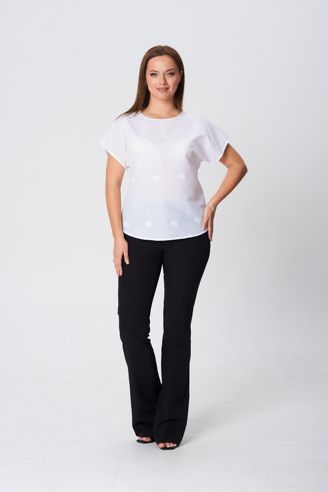 Блуза MODEMA 760 белый - фото 4