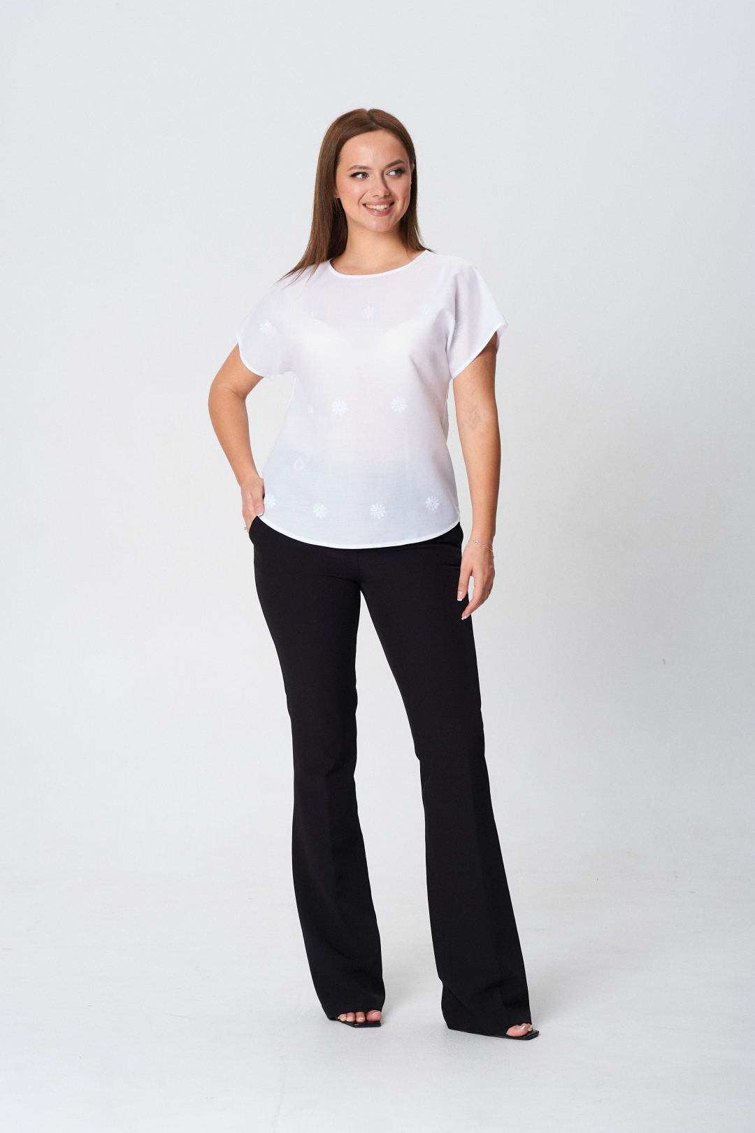 Блуза MODEMA 760 белый - фото 5