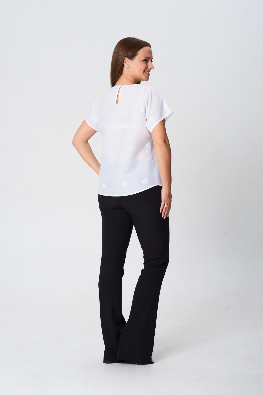 Блуза MODEMA 760 белый - фото 6