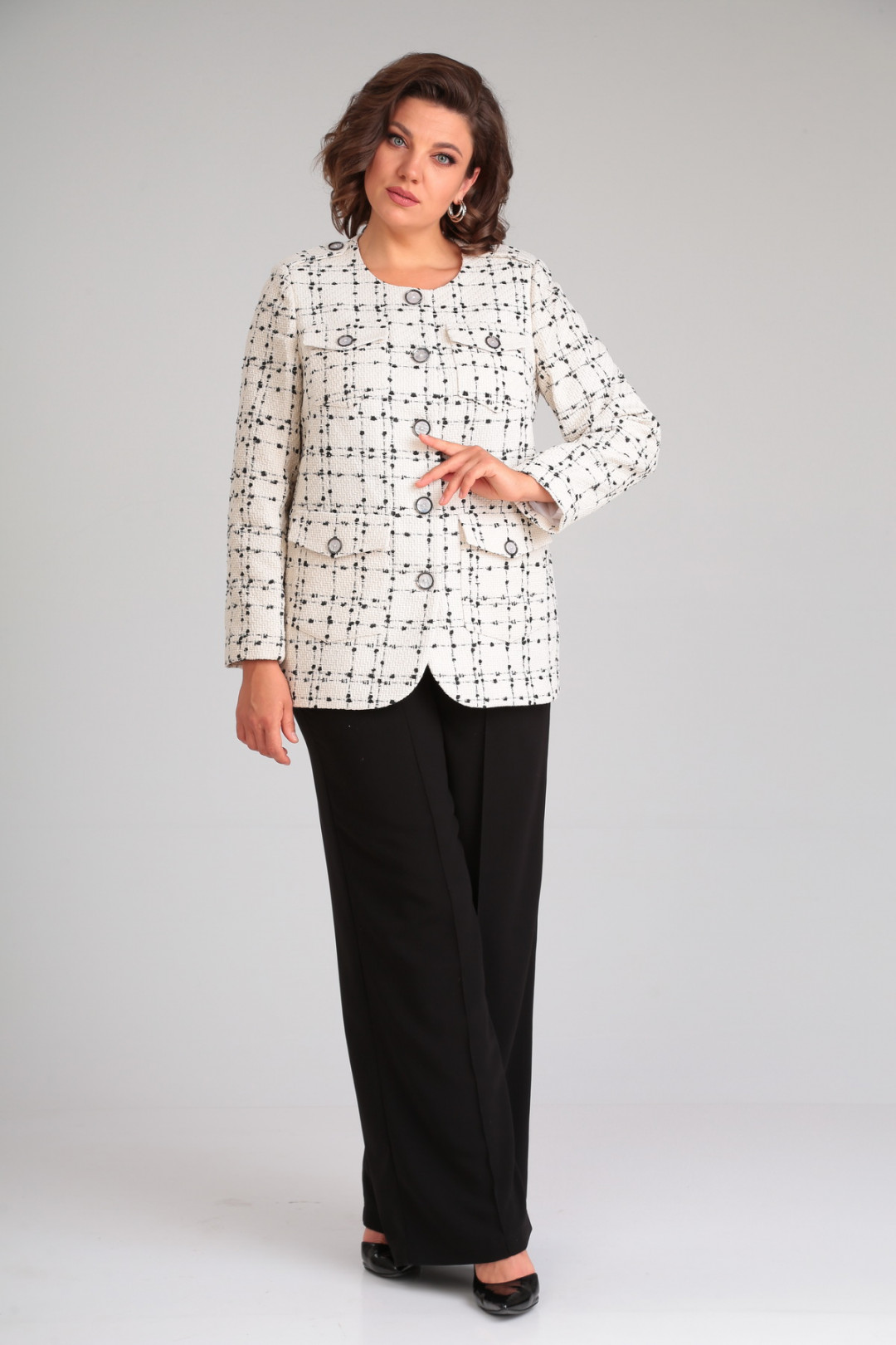 Жакет Мублиз 020 белый - фото 4