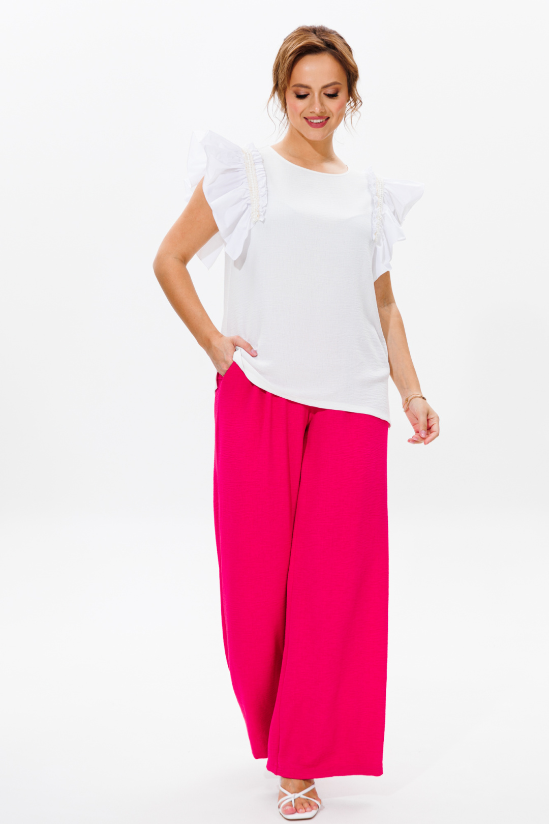 Костюм Мублиз 174 фуксия - фото 3