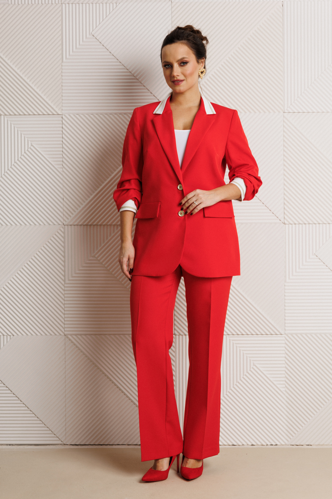 Костюм Мублиз 242 красный - фото 2