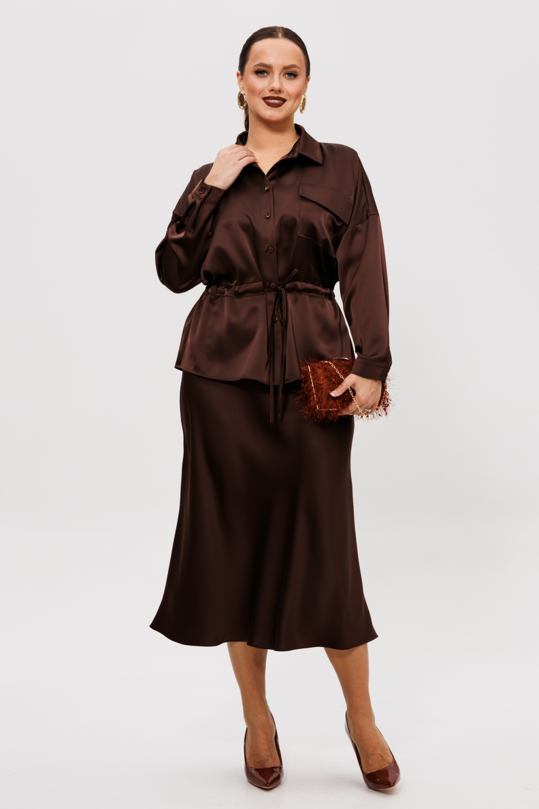 Костюм Мублиз 252 шоколад - фото 3