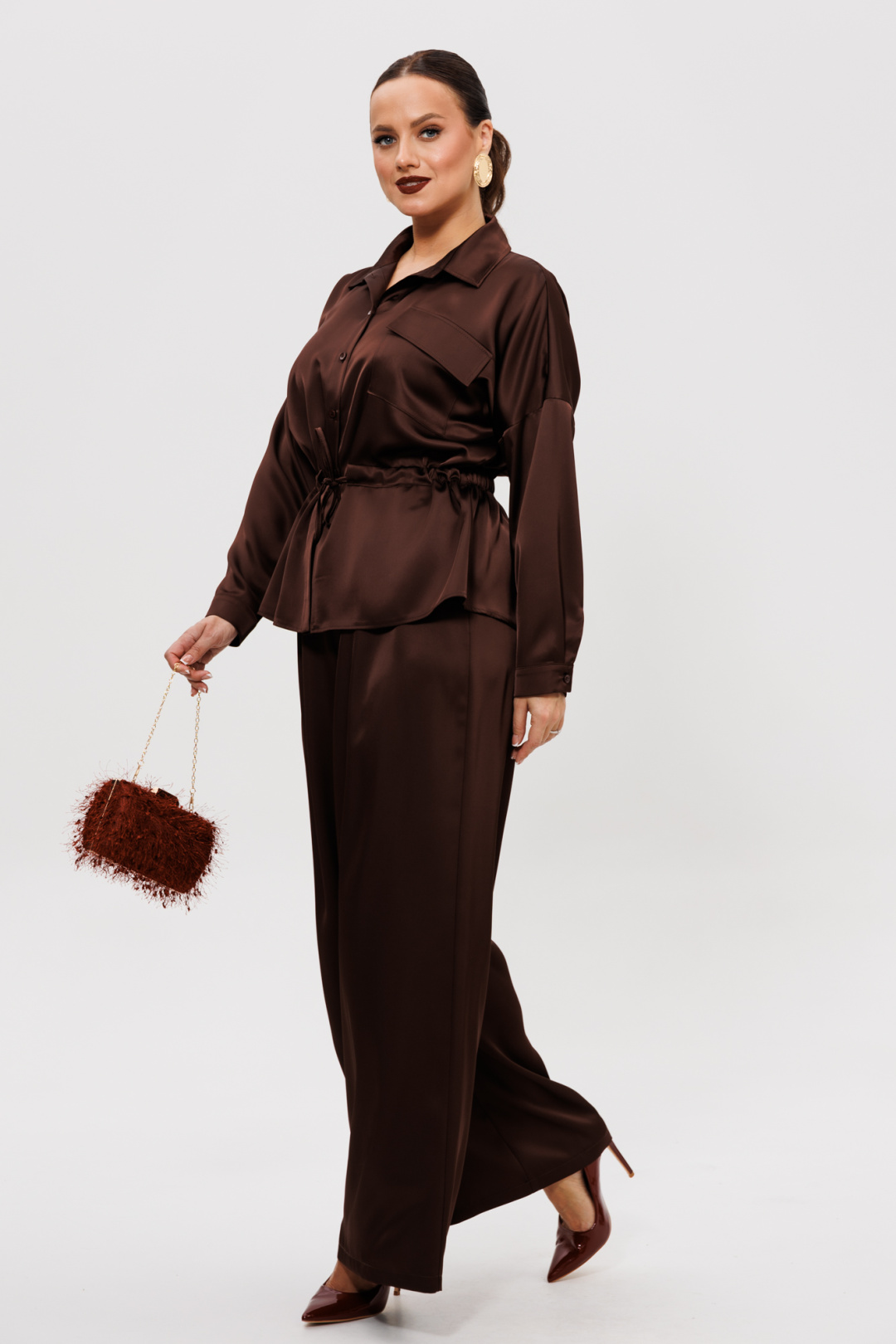 Костюм Мублиз 255 шоколадный - фото 2