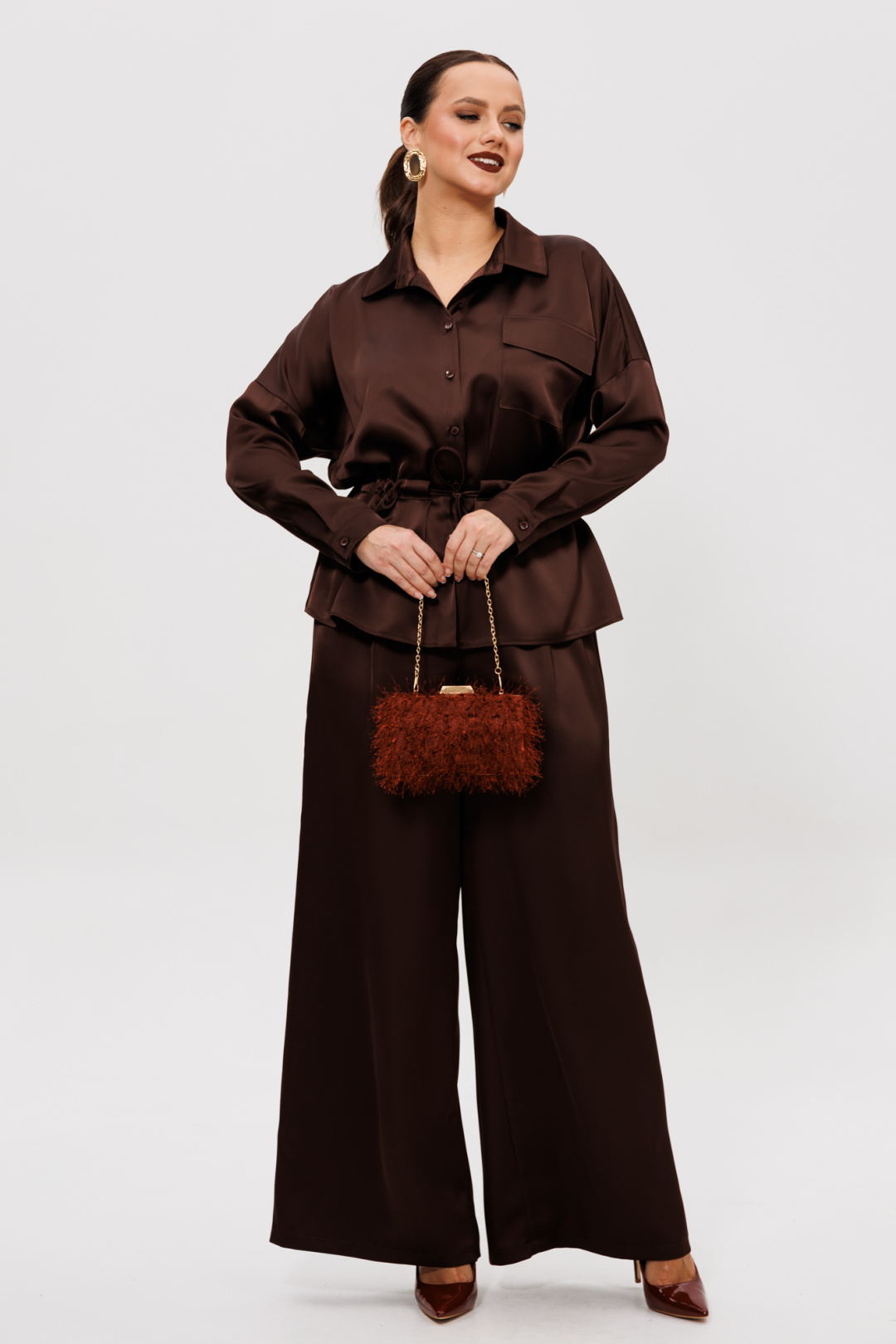 Костюм Мублиз 255 шоколадный - фото 3