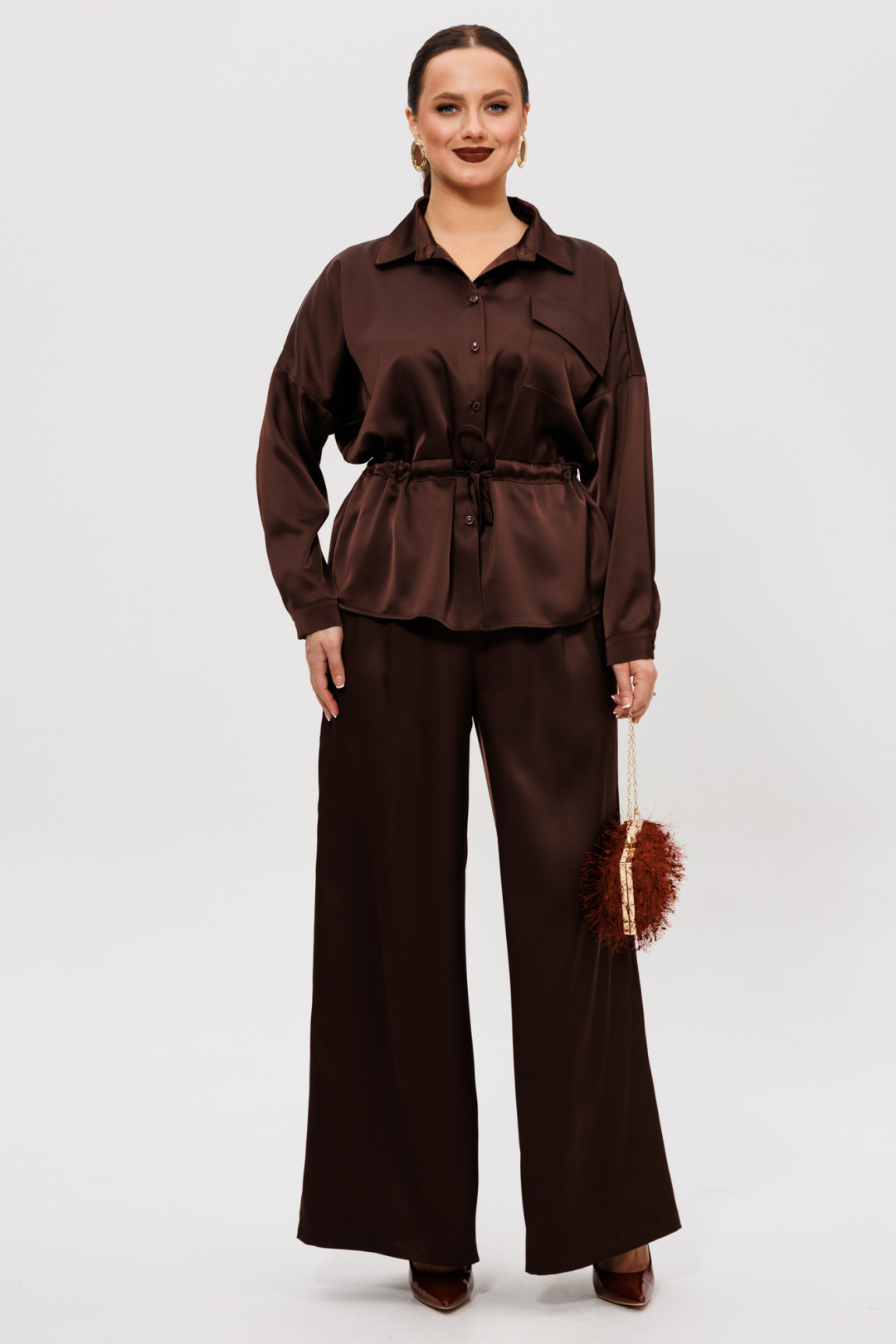 Костюм Мублиз 255 шоколадный - фото 5