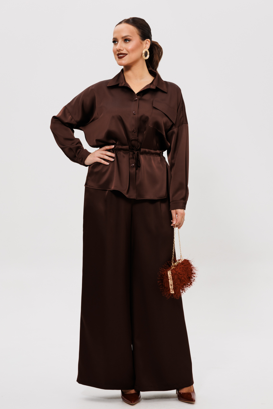 Костюм Мублиз 255 шоколадный - фото 6