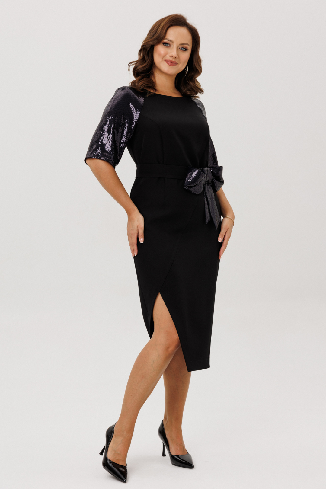 Платье Мублиз 296 черный - фото 6