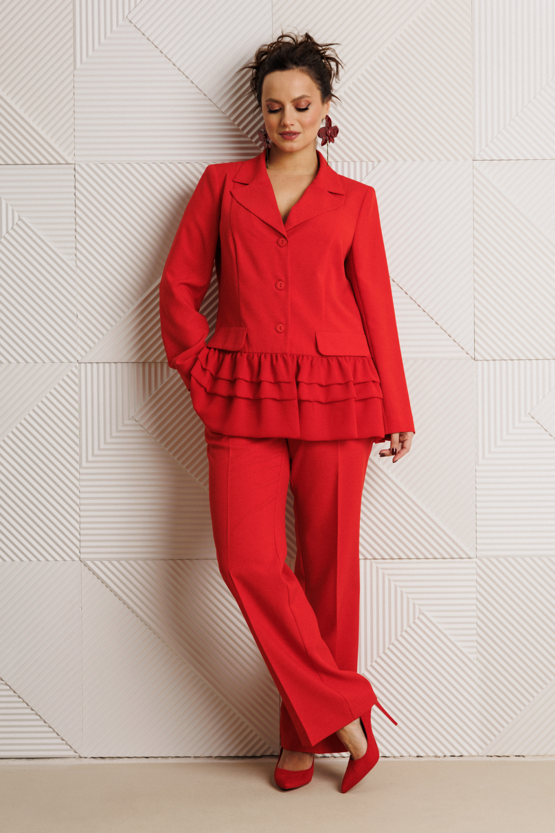 Костюм Мублиз 311 красный - фото 3