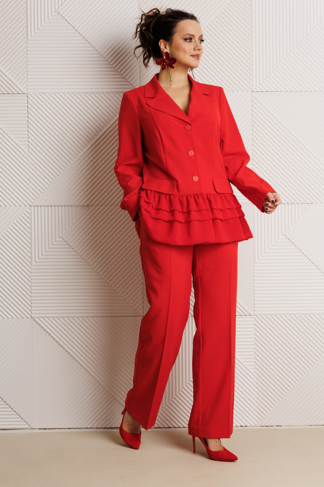 Костюм Мублиз 311 красный - фото 4