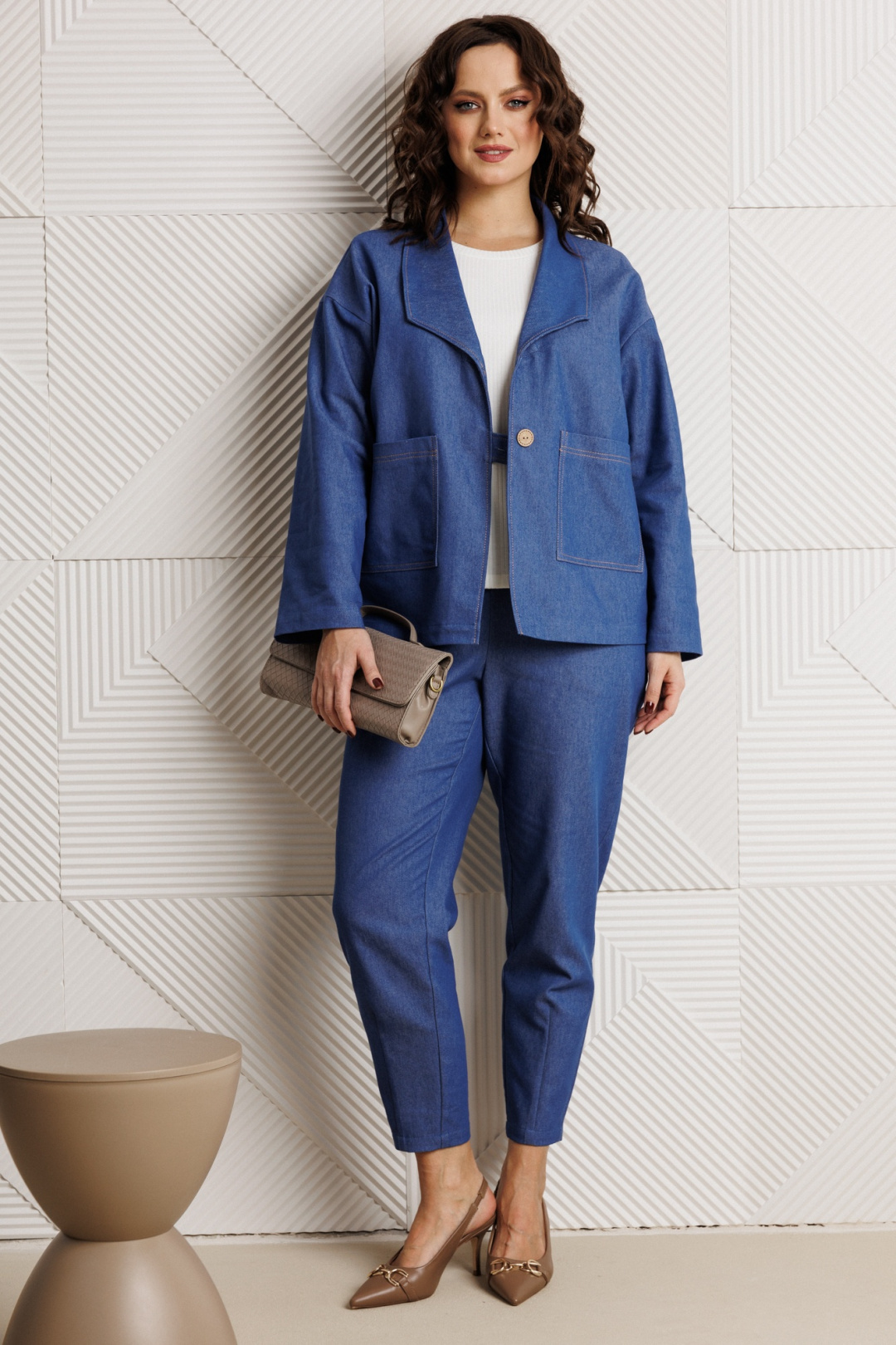 Костюм Мублиз 318 синий - фото 1