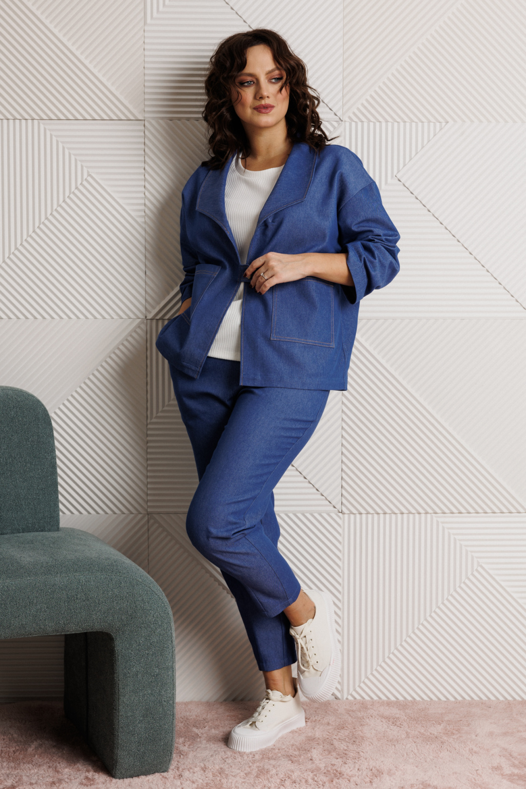 Костюм Мублиз 318 синий - фото 6