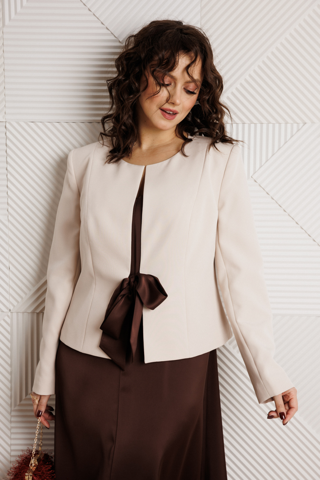 Костюм Мублиз 332 шоколад+беж - фото 6