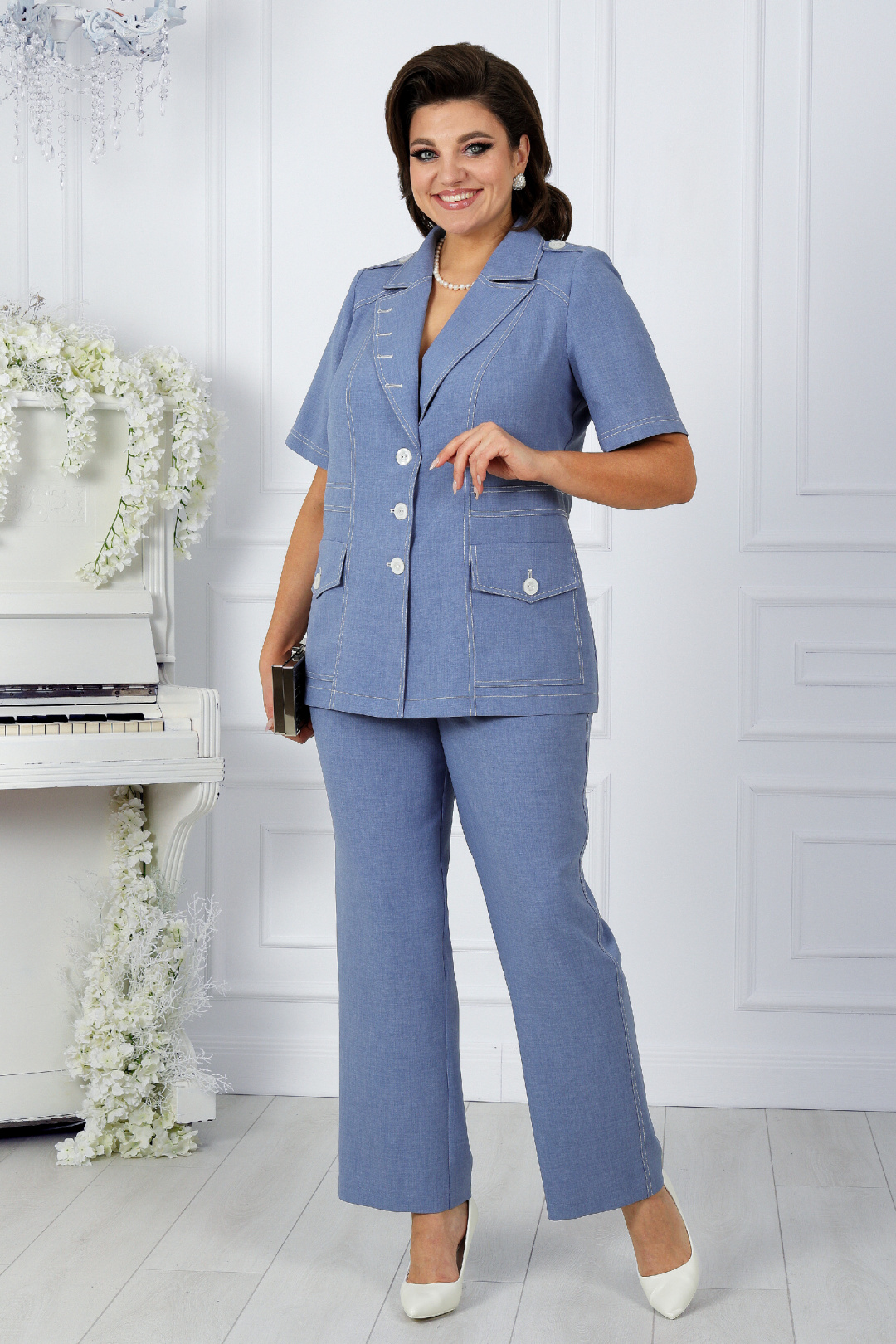 Костюм Ninele 5959 небесный - фото 2