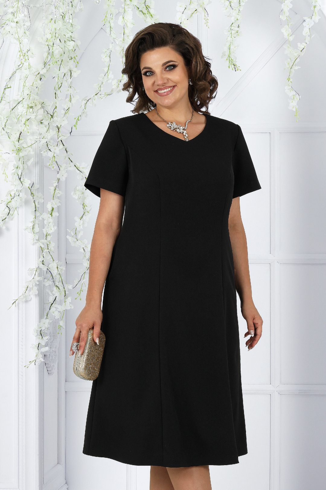 Костюм Ninele 6007 гусиная лапка черный - фото 5