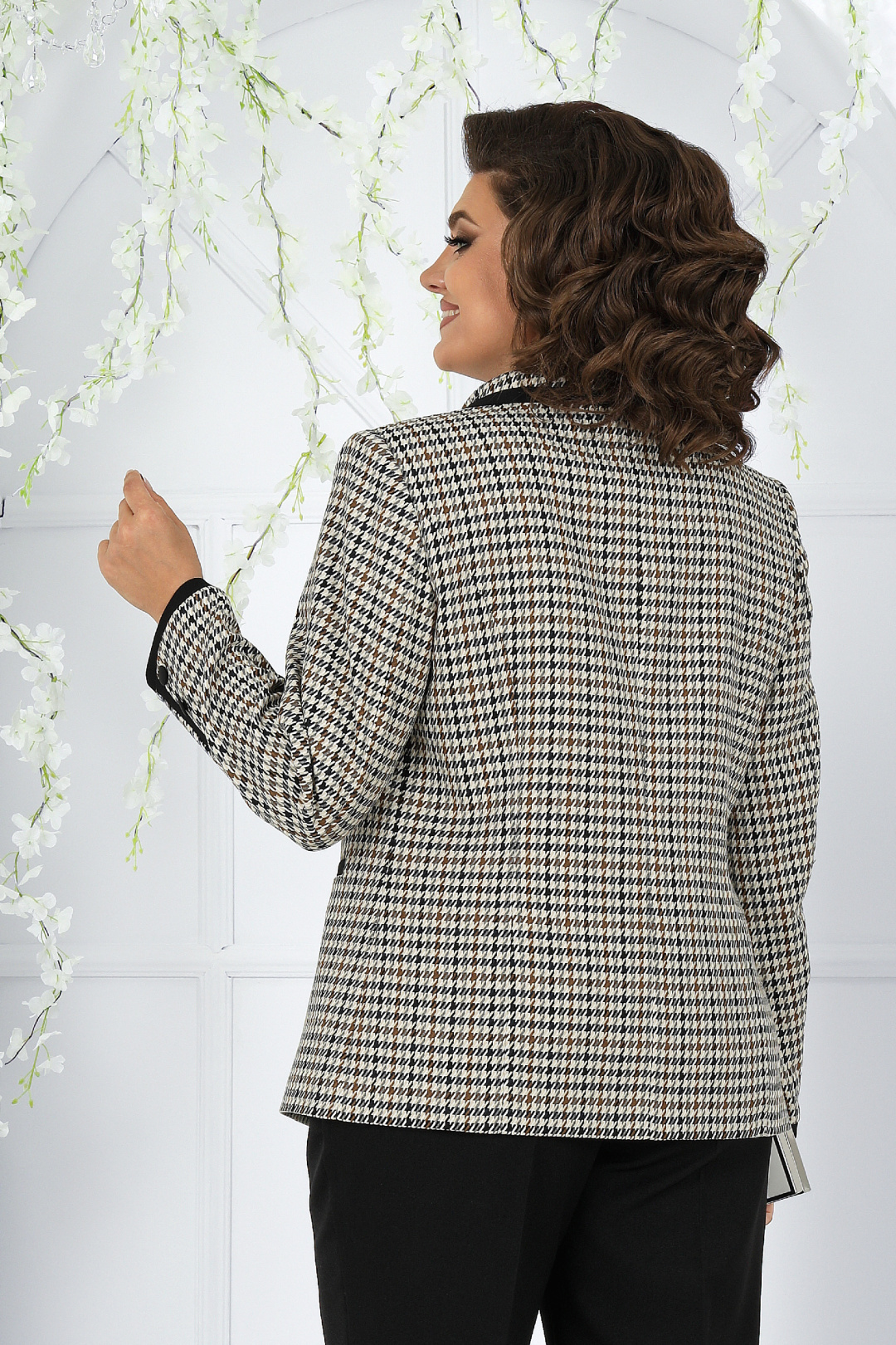 Костюм Ninele 6018 гусиная лапка черный - фото 6