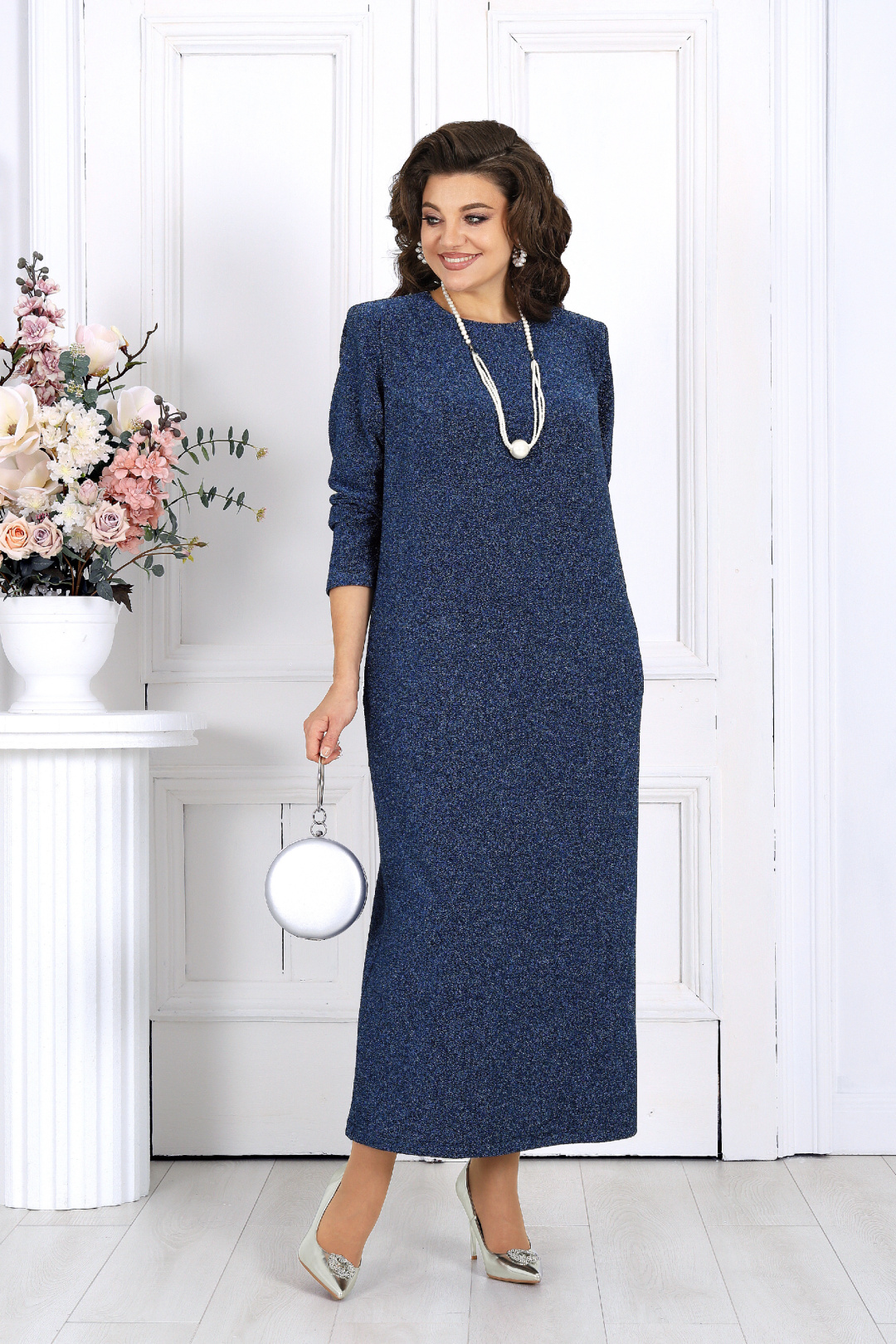 Платье Ninele 6036 синий - фото 6