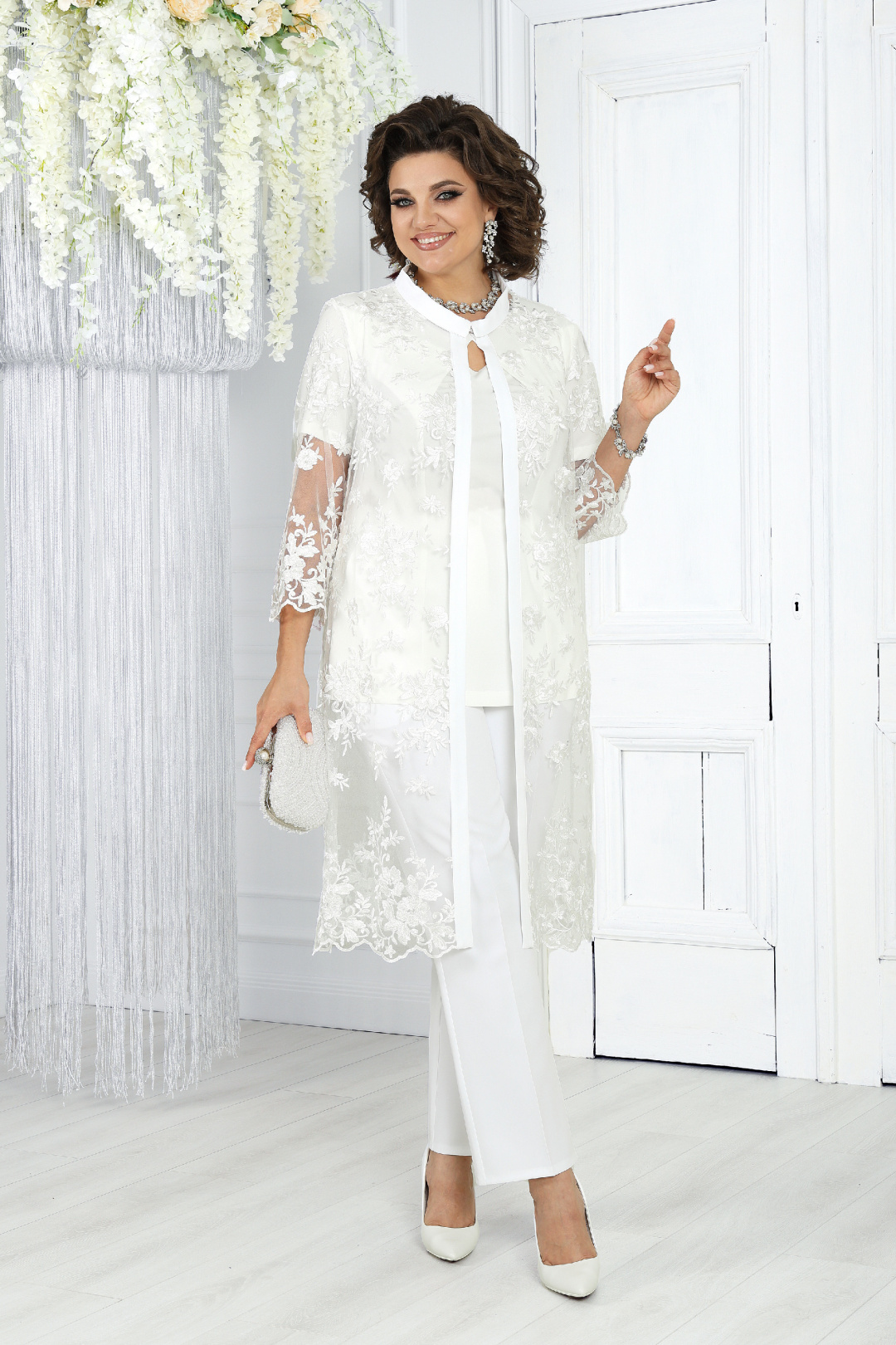 Костюм Ninele 6041 молочный - фото 1