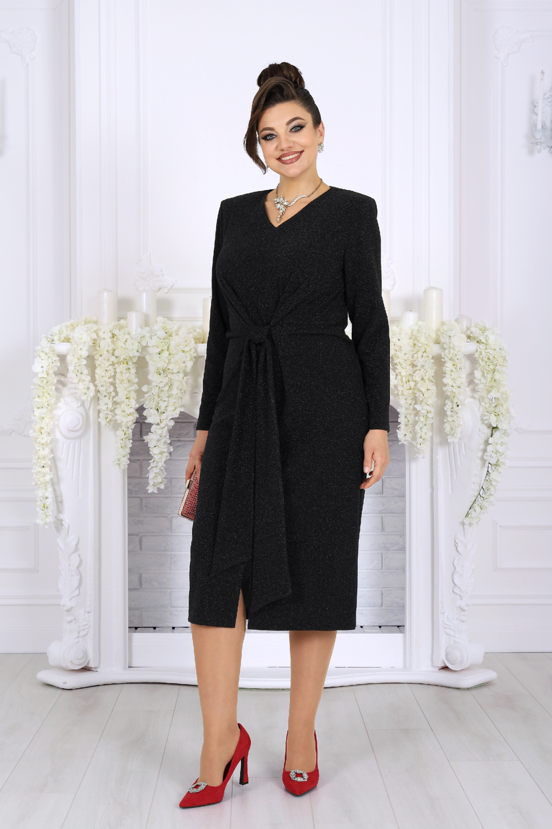 Платье Ninele 6096 черный - фото 3