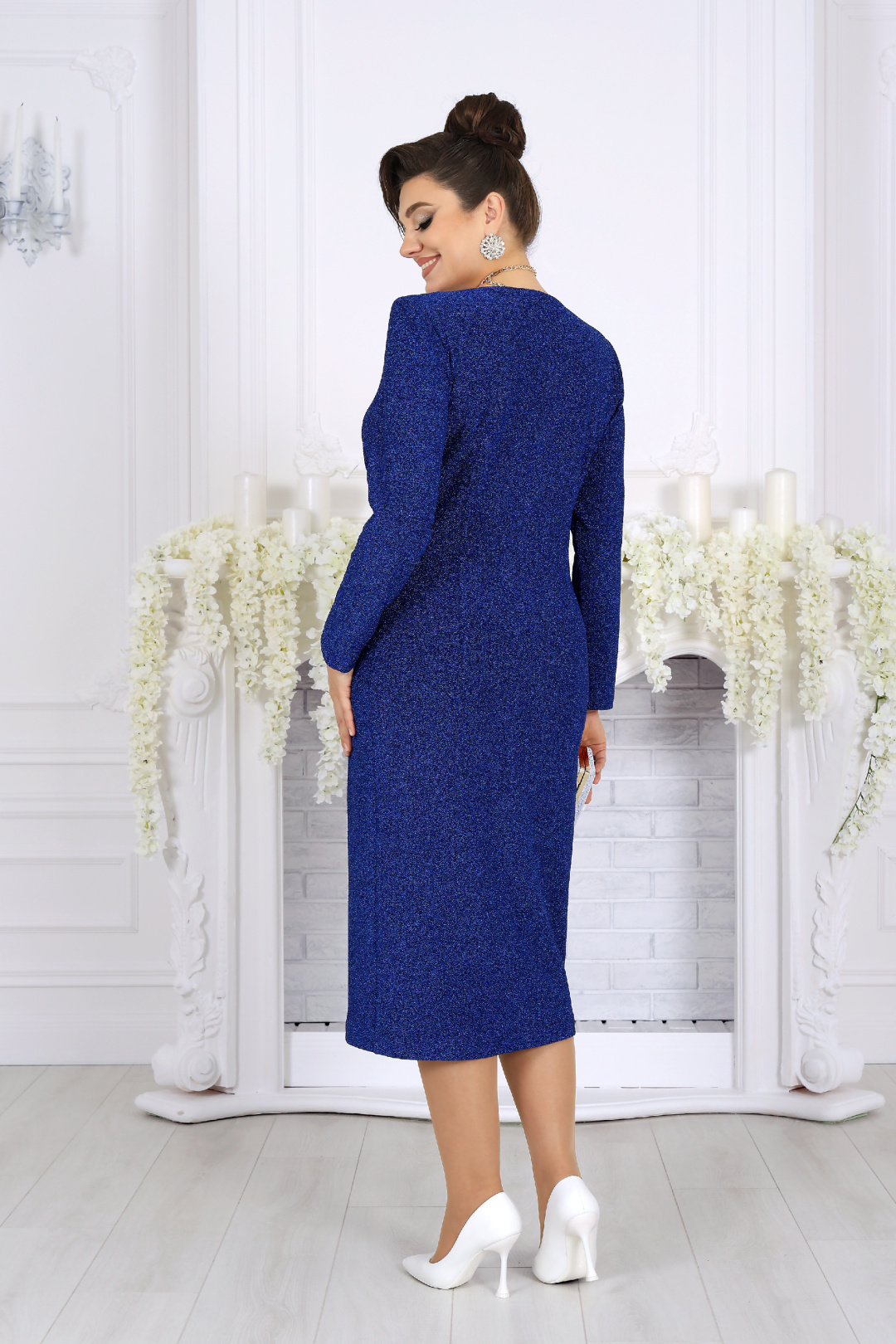 Платье Ninele 6096 василек