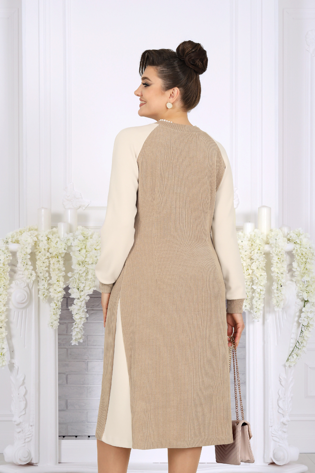 Платье Ninele 6097 бежевый