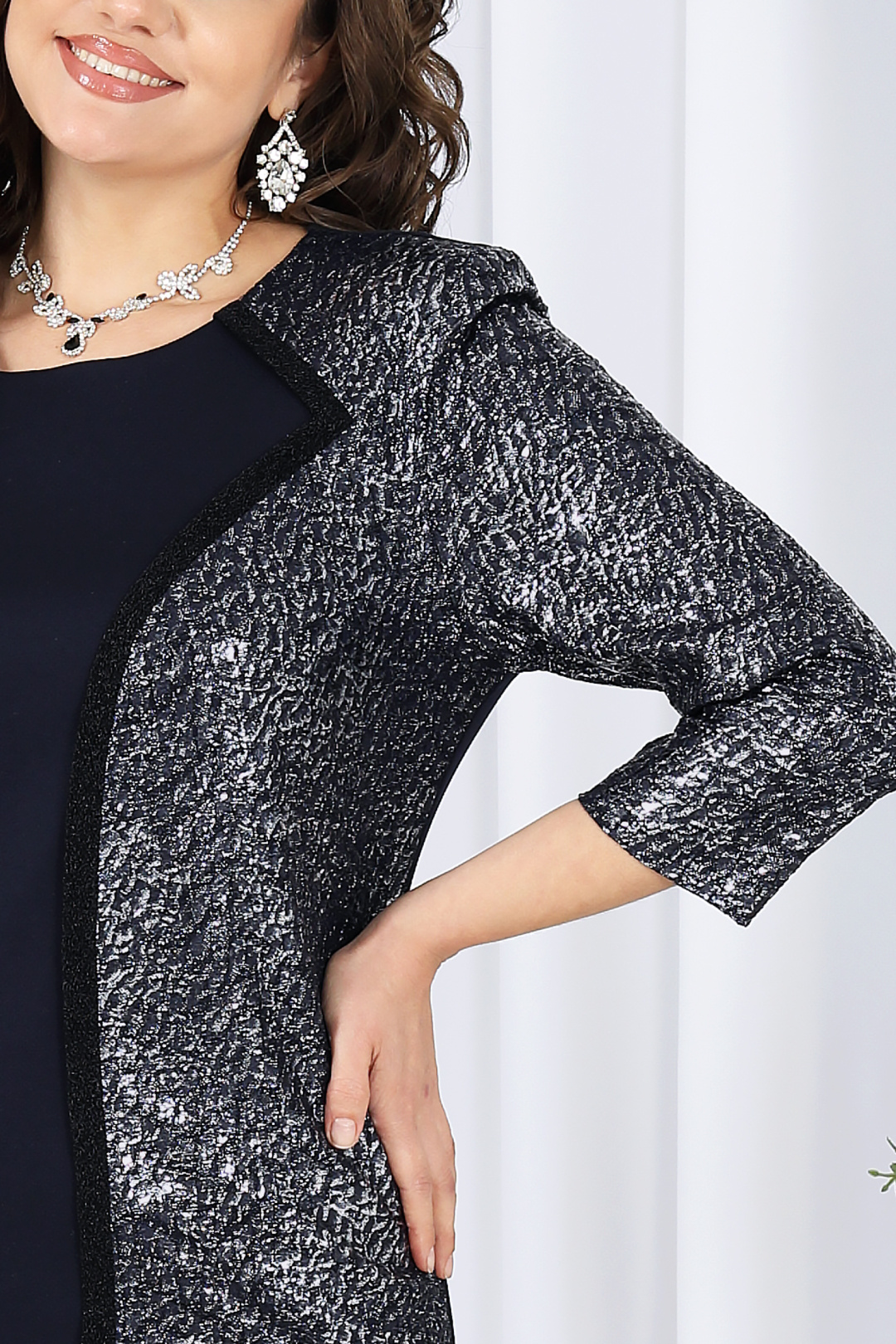 Платье Ninele 6099 синий - фото 6