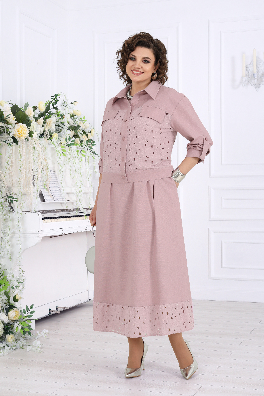 Костюм Ninele 6121 пудра