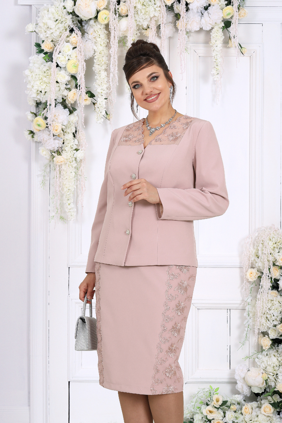 Костюм Ninele 6127 пудра