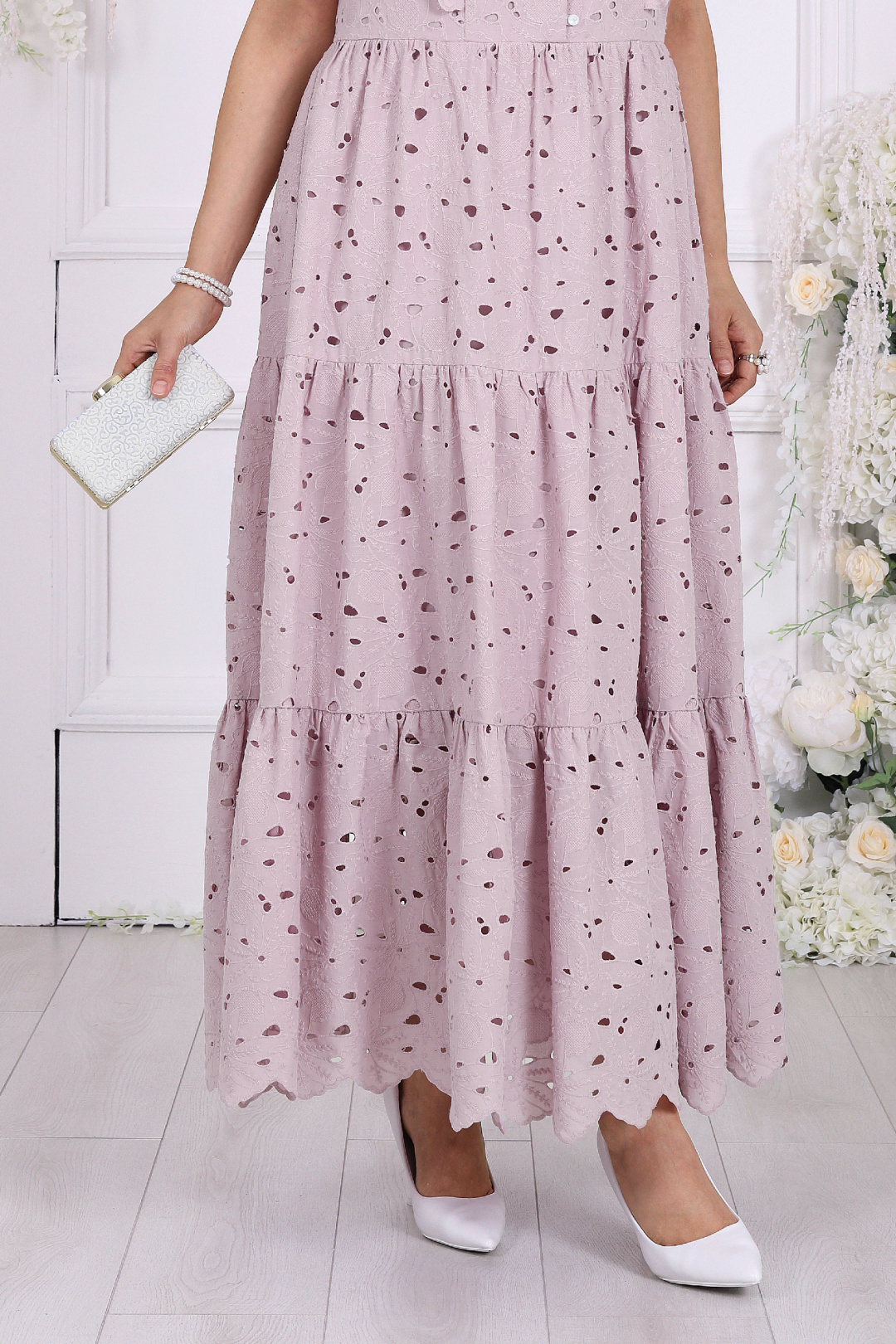 Платье Ninele 6131 пудра