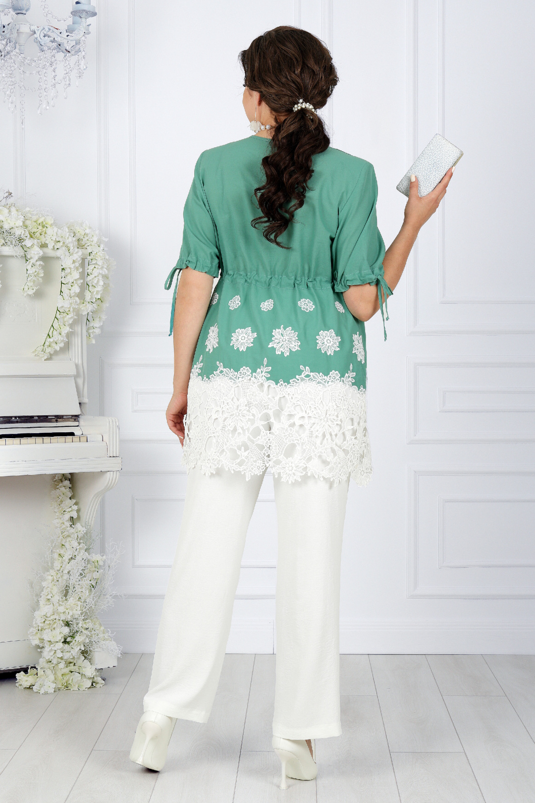 Костюм Ninele 7417 фисташка - фото 2