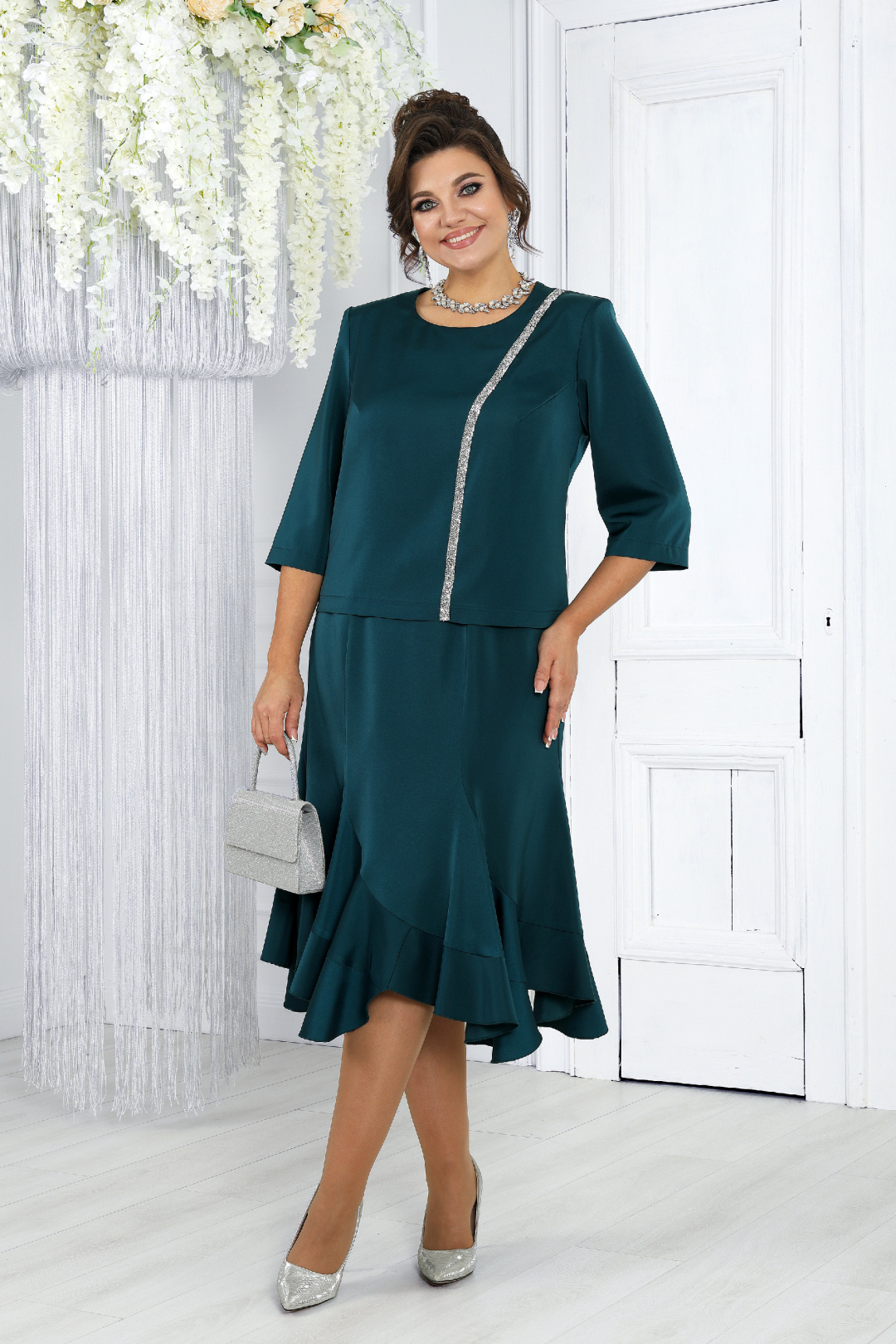 Костюм Ninele 7473 изумруд - фото 1