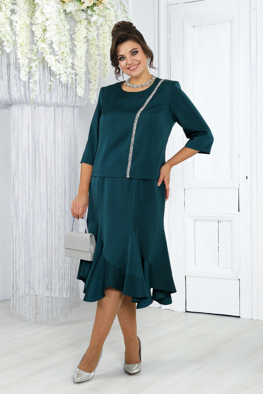 Костюм Ninele 7473 изумруд - фото 3