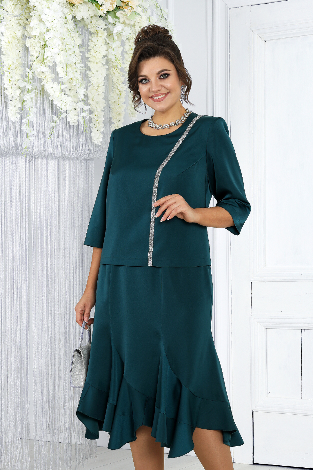 Костюм Ninele 7473 изумруд - фото 4