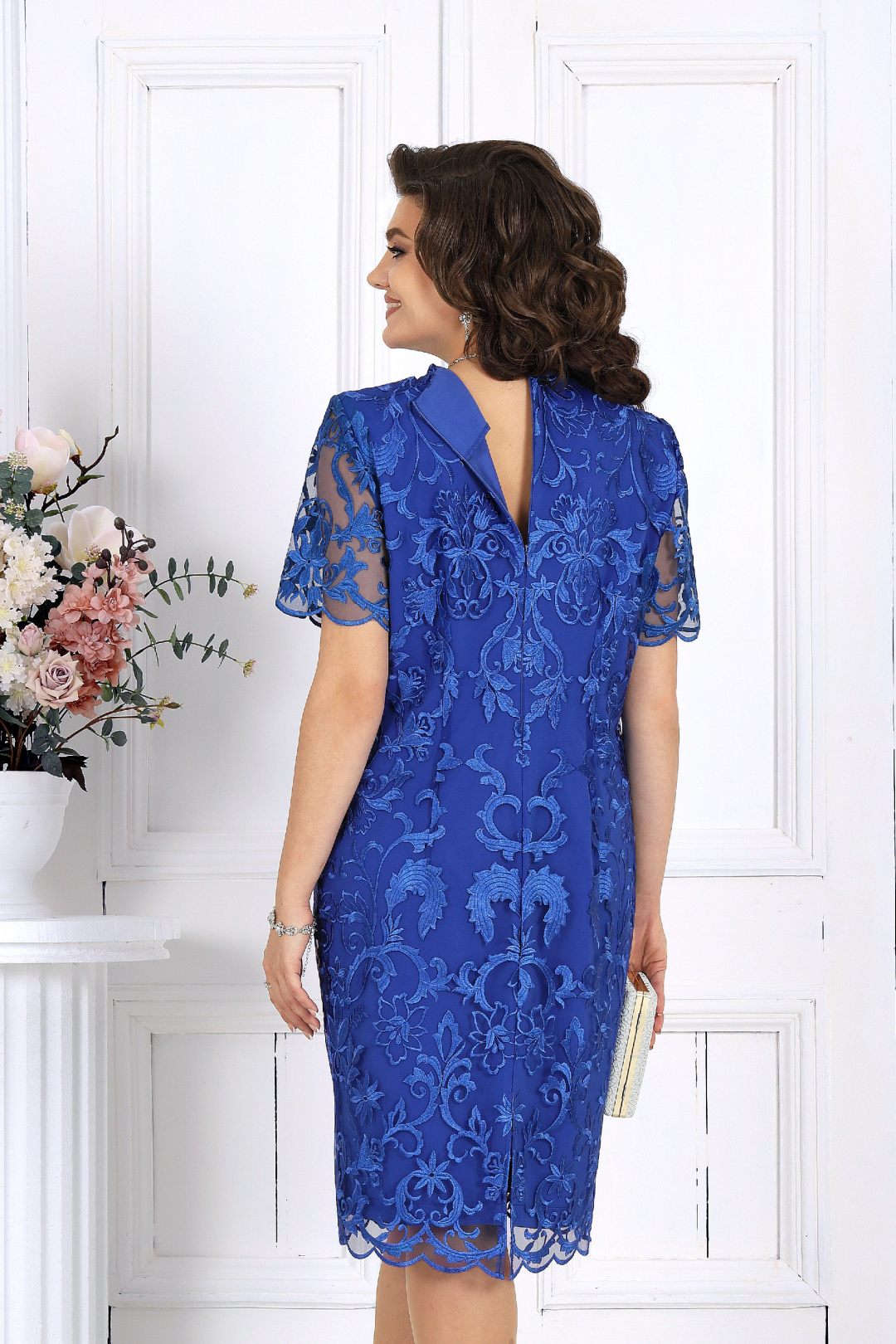 Платье Ninele 7474 василёк