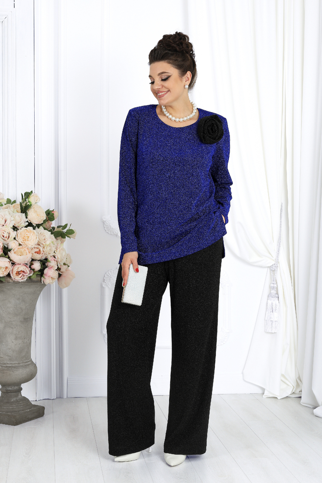 Костюм Ninele 7476 василек+черный - фото 4