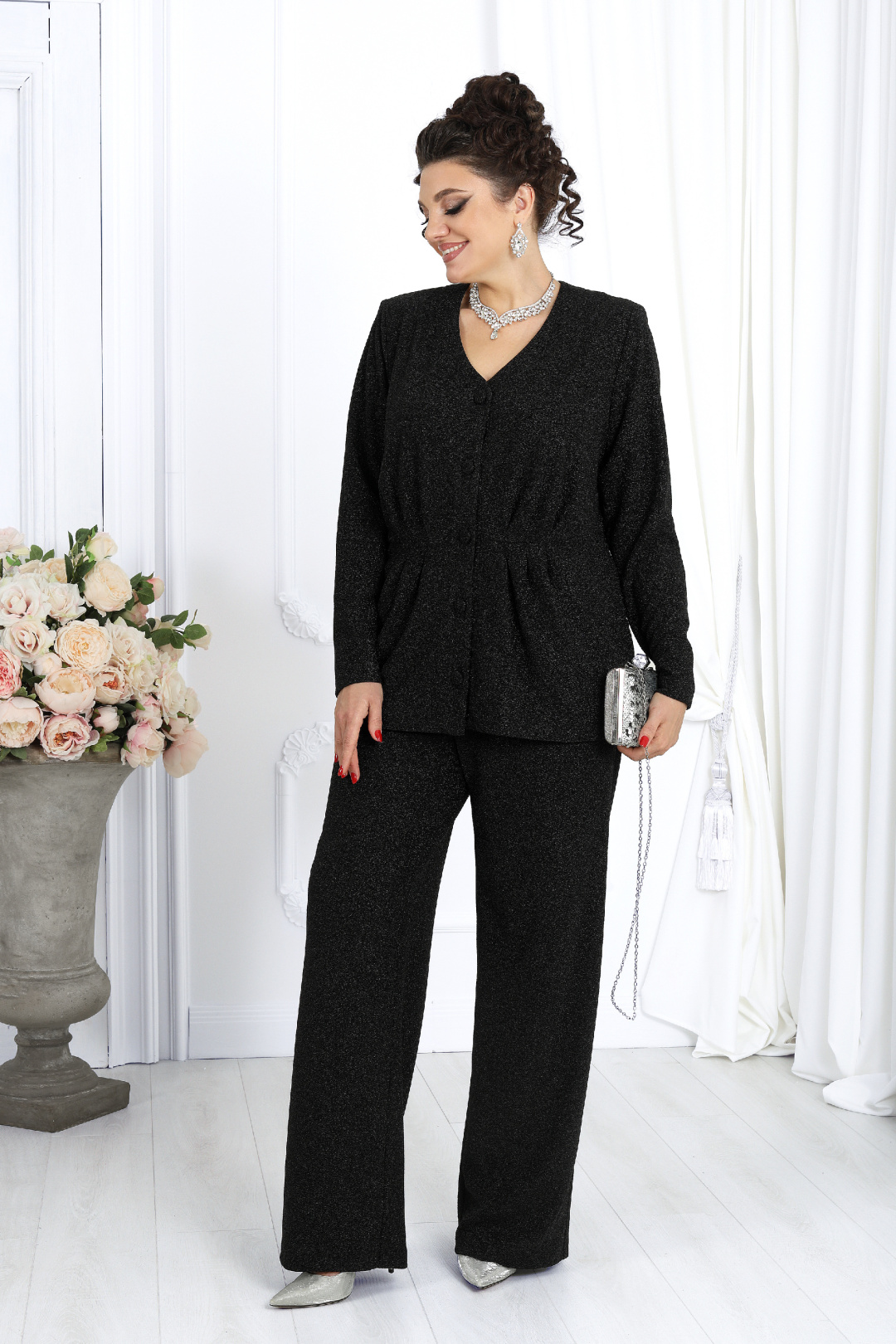 Костюм Ninele 7477 черный - фото 4