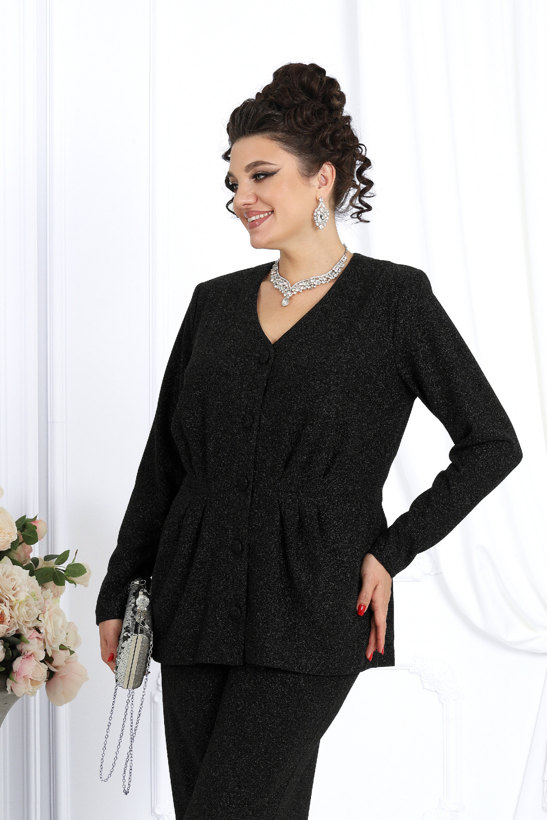 Костюм Ninele 7477 черный - фото 5