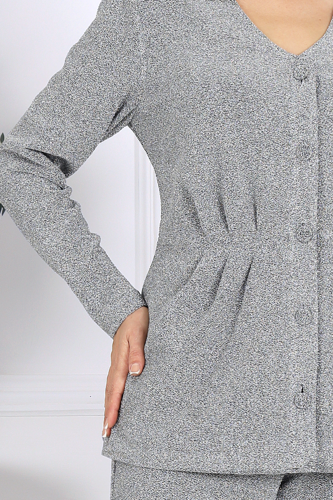 Комплект Ninele 7477 серебрянный - фото 4